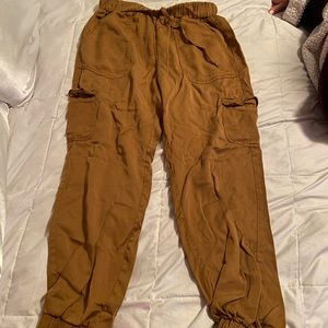 khaki joggers